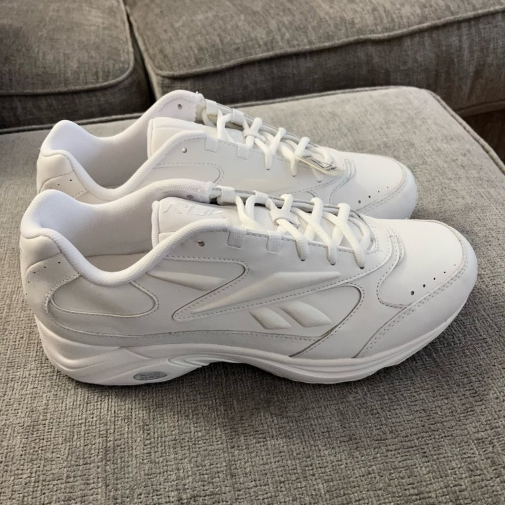 NWT Reebok Sneakers White Mens 10 Wide 2E - Picture 4 of 6